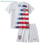 Maillot États Unis Domicile Enfant 2018 Blanc Pas Cher