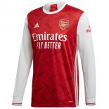 Thailande Maillot Arsenal Domicile ML 2020 2021 Rouge Pas Cher