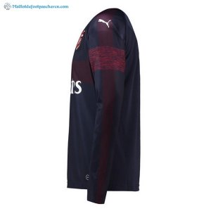 Maillot Arsenal Exterieur ML 2018 2019 Bleu Marine Pas Cher