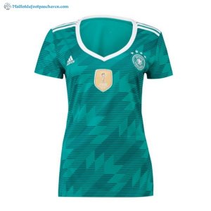 Maillot Allemagne Exterieur Femme 2018 Vert Pas Cher