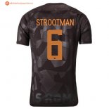 Maillot AS Roma Third Strootman 2017 2018 Pas Cher