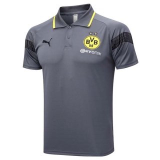 Polo Borussia Dortmund 2023 2024 Gris Polo Borussia Dortmund 2023 2024 Gris