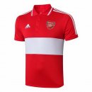 Polo Arsenal 2019 2020 Rouge Gris Pas Cher