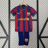 Maillot Barcelone Domicile Retro Enfant 2009 2010