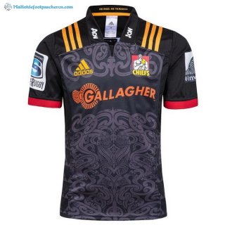 Maillot Rugby Chiefs Domicile 2018 Noir Pas Cher