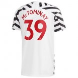 Maillot Manchester United NO.39 McTominay Third 2020 2021 Blanc Pas Cher