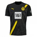 Thailande Maillot Borussia Dortmund Exterieur 2020 2021 Noir Pas Cher