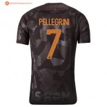 Maillot AS Roma Third Pellegrini 2017 2018 Pas Cher