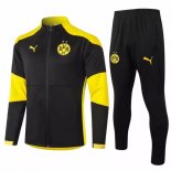 Survetement Borussia Dortmund 2020 2021 Noir Pas Cher
