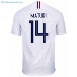 Maillot France Exterieur Matuidi 2018 Blanc Pas Cher