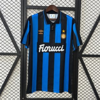 Thailande Maillot Inter Milan Domicile Retro 1992-1994 Thailande Maillot Inter Milan Domicile Retro 1992-1994