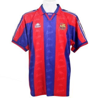 Maillot Barcelona Domicile Retro 1996 1997 Bleu Rouge Pas Cher Maillot Barcelona Domicile Retro 1996 1997 Bleu Rouge Pas Cher