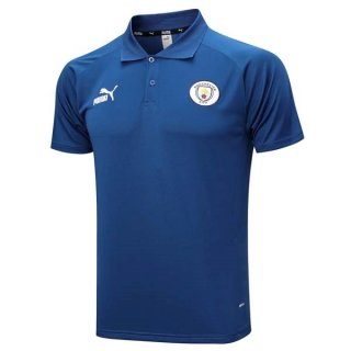 Polo Manchester City 2023 2024 Bleu 2