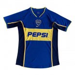 Thailande Maillot Boca Juniors Domicile Retro 2002 Bleu Pas Cher