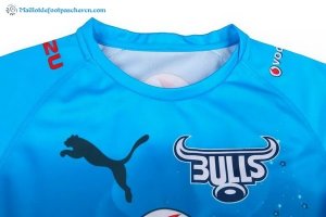 Maillot Rugby Bulls Domicile 2017 2018 Bleu Pas Cher
