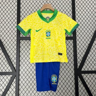 Maillot Brésil Domicile Enfant 2024 Maillot Brésil Domicile Enfant 2024