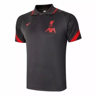 Polo Liverpool 2020 2021 Noir Rouge Pas Cher Polo Liverpool 2020 2021 Noir Rouge Pas Cher