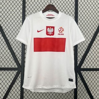 Thailande Maillot Pologne Domicile Retro 2012 Thailande Maillot Pologne Domicile Retro 2012