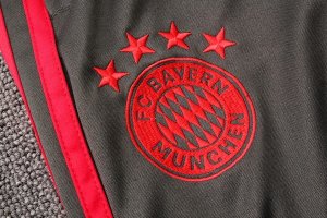 Survetement Bayern Munich 2018 2019 Rouge Gris Pas Cher