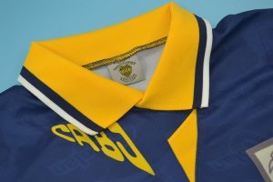 Maillot Boca Juniors Olan Domicile Retro 95 96 Bleu Pas Cher