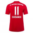 Maillot Bayern Munich NO.11 Cuisance Domicile 2019 2020 Rouge Pas Cher