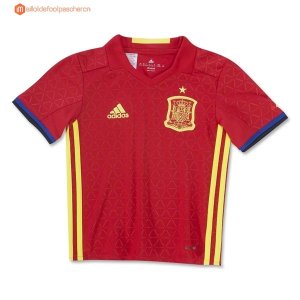 Maillot Espagne Enfant Domicile 2016 Pas Cher