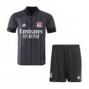 Maillot Lyon Exterieur Enfant 2020 2021 Gris Pas Cher