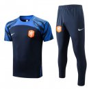 Maillot Pays-Bas Ensemble Complet 2022 2023 Bleu