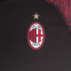 Maillot AC Milan Third Enfant 2018 2019 Noir Pas Cher