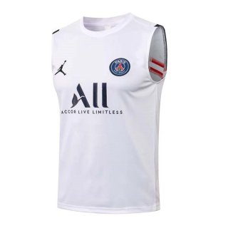 Maillot Paris Saint Germain Sans Manches 2022 Blanc Maillot Paris Saint Germain Sans Manches 2022 Blanc