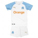 Maillot Marseille Domicile Enfant 2018 2019 Blanc Pas Cher