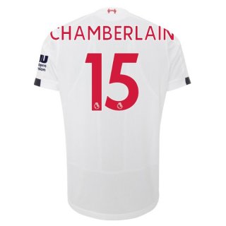 Maillot Liverpool NO.15 Chamberlain Exterieur 2019 2020 Blanc Pas Cher Maillot Liverpool NO.15 Chamberlain Exterieur 2019 2020 Blanc Pas Cher