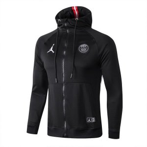 JORDAN Survetement De Laine Paris Saint Germain 2018 2019 Noir Blanc Rouge Pas Cher