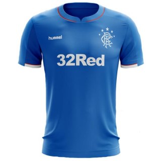 Maillot Rangers Domicile 2018 2019 Bleu Pas Cher