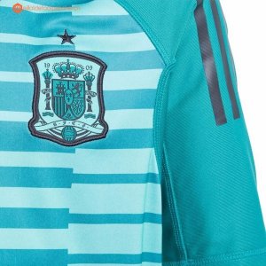 Maillot Espagne Enfant Domicile Gardien 2018 Pas Cher