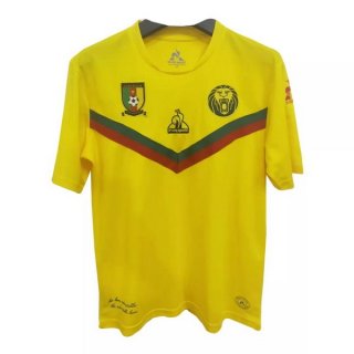 Thailande Maillot Cameroun Exterieur 2021 Jaune Pas Cher