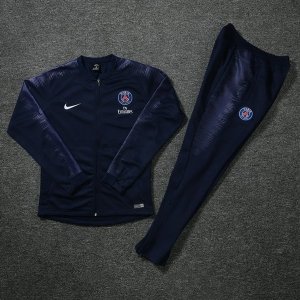 Survetement Enfant Paris Saint Germain 2018 2019 Bleu Marine Pas Cher