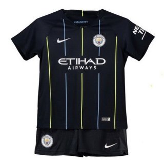 Maillot Manchester City Exterieur Enfant 2018 2019 Bleu Pas Cher Maillot Manchester City Exterieur Enfant 2018 2019 Bleu Pas Cher