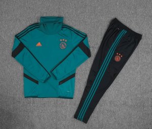 Survetement Ajax 2019 2020 Vert Noir Orange Pas Cher