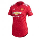 Maillot Manchester United Domicile Femme 2020 2021 Rouge Pas Cher