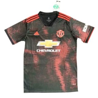 Entrainement Manchester United 2019 2020 Noir Rouge Pas Cher