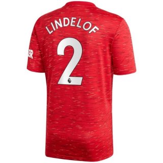 Maillot Manchester United NO.2 Lindelof Domicile 2020 2021 Rouge Pas Cher Maillot Manchester United NO.2 Lindelof Domicile 2020 2021 Rouge Pas Cher