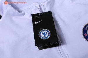 Survetement Chelsea 2017 2018 Bleu Blanc B Pas Cher