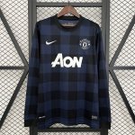 Thailande Maillot M-U Exterieur ML Retro 2013-2014