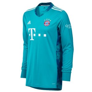 Maillot Bayern Munich Manga Larga Gardien 2020 2021 Bleu Pas Cher