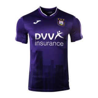 Thailande Maillot Anderlecht Domicile 2020 2021 Purpura Pas Cher