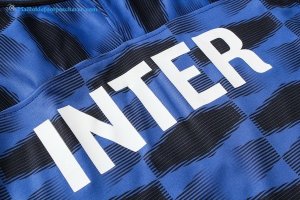 Entrainement Inter de Milán Ensemble Complet 2017 2018 Bleu Pas Cher