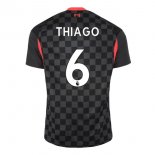 Maillot Liverpool NO.6 Thiago Third 2020 2021 Noir Pas Cher