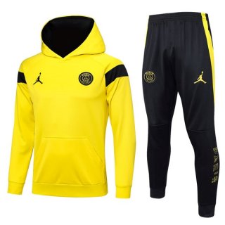 Sweat Shirt Capuche Paris Saint Germain 2023 2024 Jaune