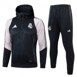 Survetement Capuche PSG 2025 2026 Gris Rose